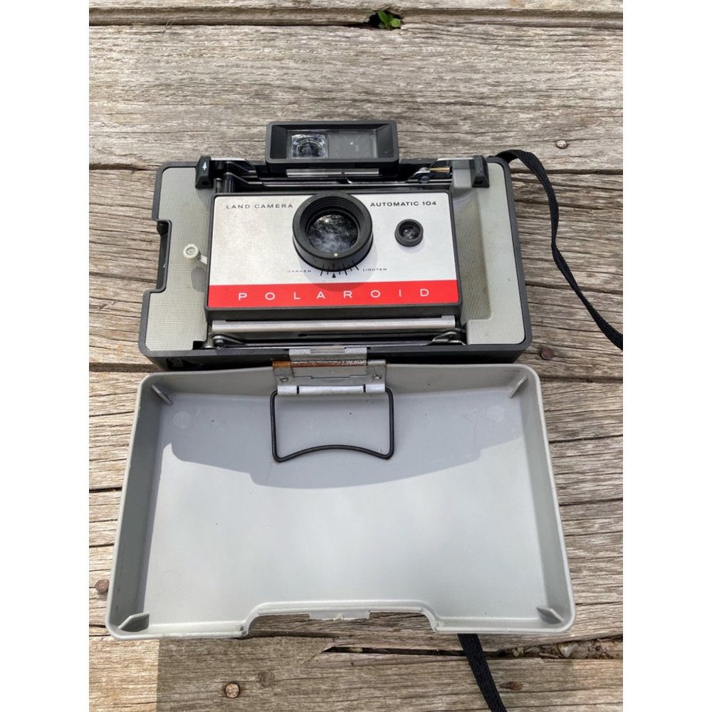 Vintage 1960s Polaroid 104 Land Camera Untested Collectible Decor